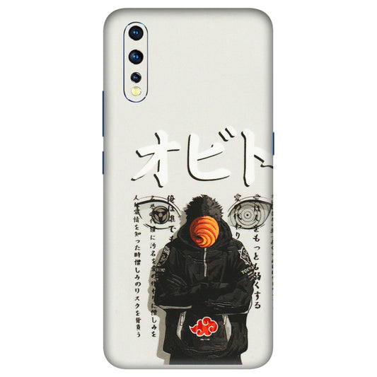 VIVO Z/V/X/T/U/S Series Phone Skins (All Models) - Obito Anime Eye - 3D Embossed Finish (L-19) Vivo Z1 X