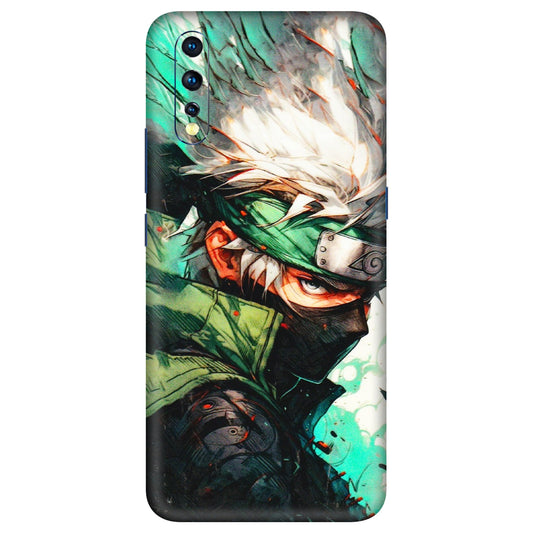 VIVO Z/V/X/T/U/S Series Phone Skins (All Models) - Kakashi Side Profile - 3D Embossed Finish (L-249) Vivo Z1 X