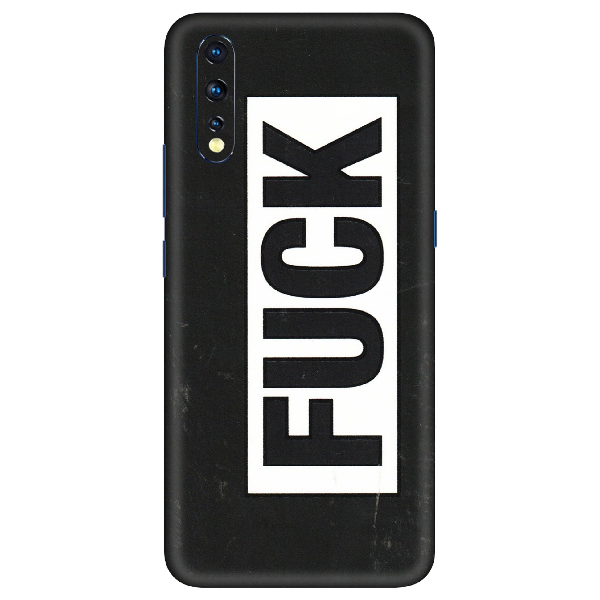 VIVO Z/V/X/T/U/S Series Phone Skins (All Models) - The F Word - 3D Embossed Finish (L-255) Vivo Z1 X