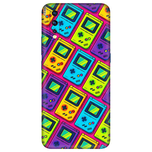 VIVO Z/V/X/T/U/S Series Phone Skins (All Models) - Gameboy Colourful - 3D Embossed Finish (L-266) Vivo Z1 X