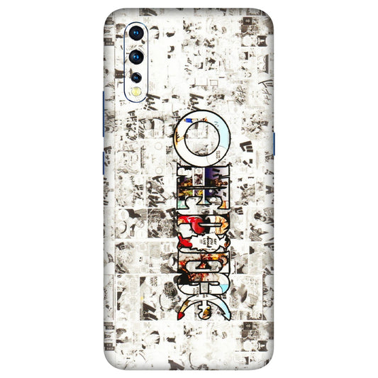 VIVO Z/V/X/T/U/S Series Phone Skins (All Models) - One Piece Manga - 3D Embossed Finish (L-26) Vivo Z1 X
