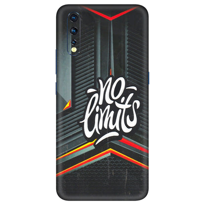 VIVO Z/V/X/T/U/S Series Phone Skins (All Models) - No Limits - 3D Embossed Finish (L-286) Vivo Z1 X