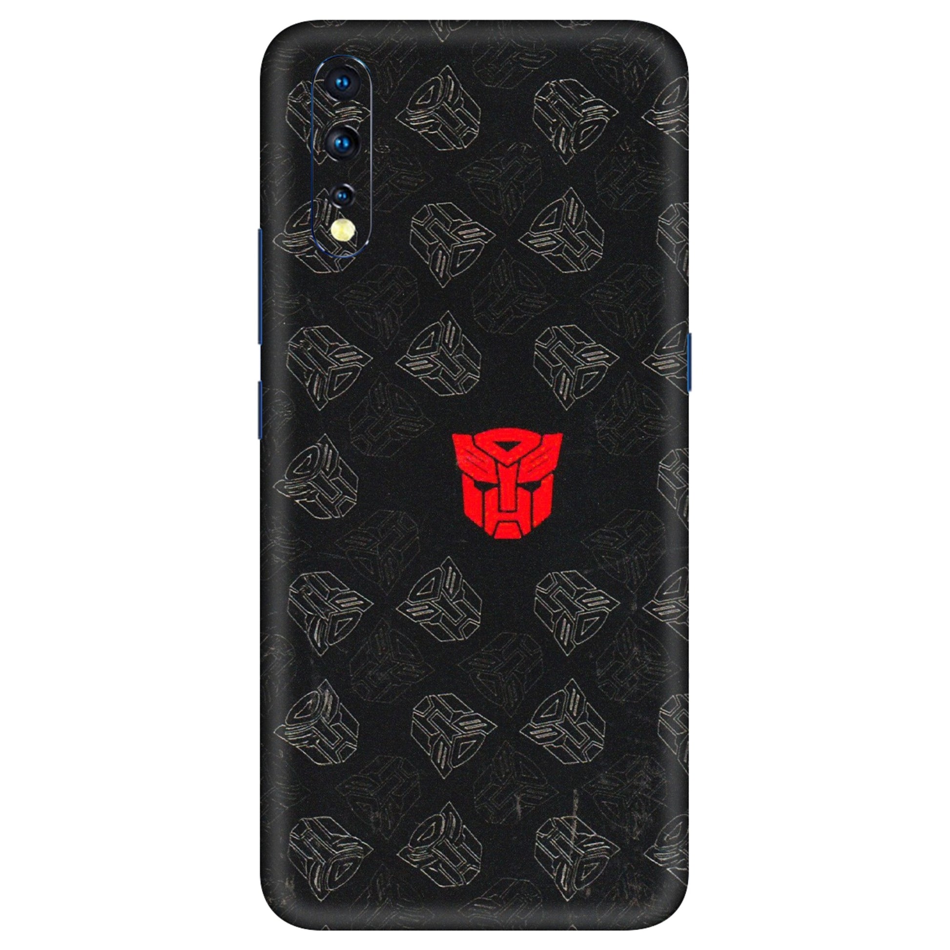 VIVO Z/V/X/T/U/S Series Phone Skins (All Models) - Transformers Devastation - 3D Embossed Finish (L-301) Vivo Z1 X