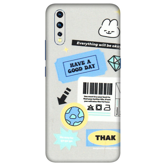 VIVO Z/V/X/T/U/S Series Phone Skins (All Models) - Will Be Okay Design - 3D Embossed Finish (L-316) Vivo Z1 X