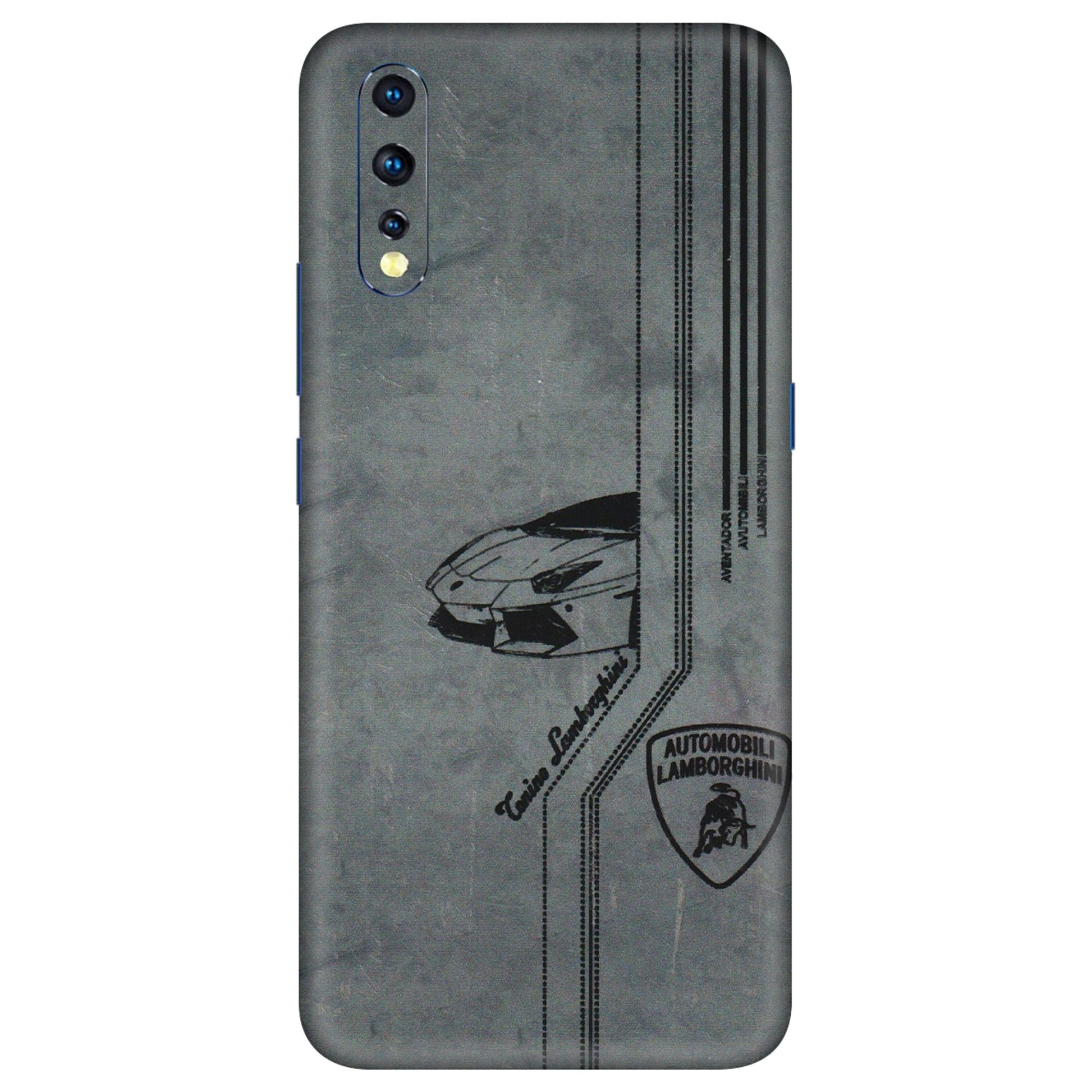 VIVO Z/V/X/T/U/S Series Phone Skins (All Models) - New Lamborgini Aventador - 3D Embossed Finish (L-321) Vivo Z1 X