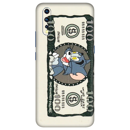 VIVO Z/V/X/T/U/S Series Phone Skins (All Models) - Tom Hundred Dollar - 3D Embossed Finish (L-324) Vivo Z1 X