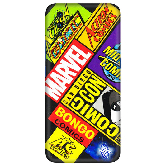 VIVO Z/V/X/T/U/S Series Phone Skins (All Models) - Bongo Comic Con - 3D Embossed Finish (L-325) Vivo Z1 X
