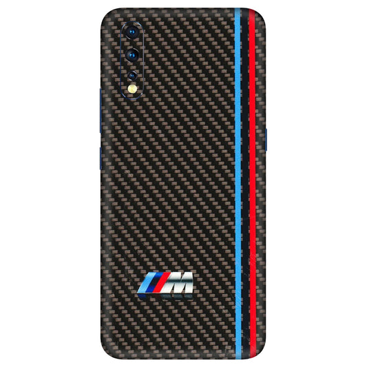 VIVO Z/V/X/T/U/S Series Phone Skins (All Models) - BM Carbon Fiber Feels - 3D Embossed Finish (L-38) Vivo Z1 X