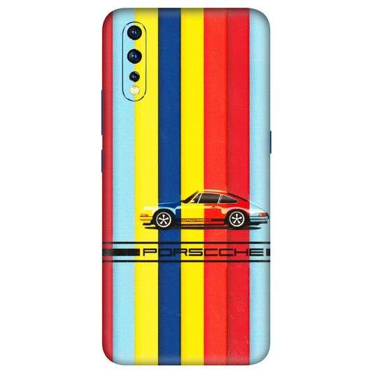 VIVO Z/V/X/T/U/S Series Phone Skins (All Models) - Multicolour Porche - 3D Embossed Finish (L-39) Vivo Z1 X