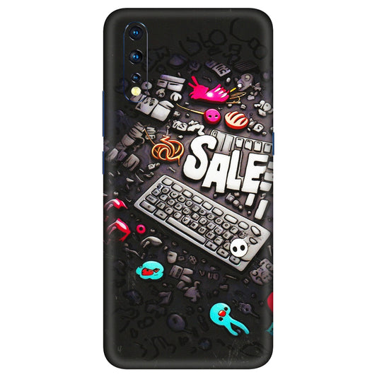 VIVO Z/V/X/T/U/S Series Phone Skins (All Models) - Gadgets Sale - 3D Embossed Finish (L-50) Vivo Z1 X
