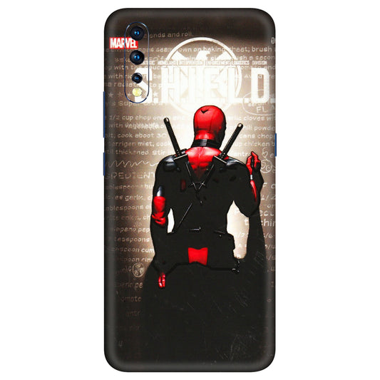 VIVO Z/V/X/T/U/S Series Phone Skins (All Models) - Deadpool - 3D Embossed Finish (L-56) Vivo Z1 X