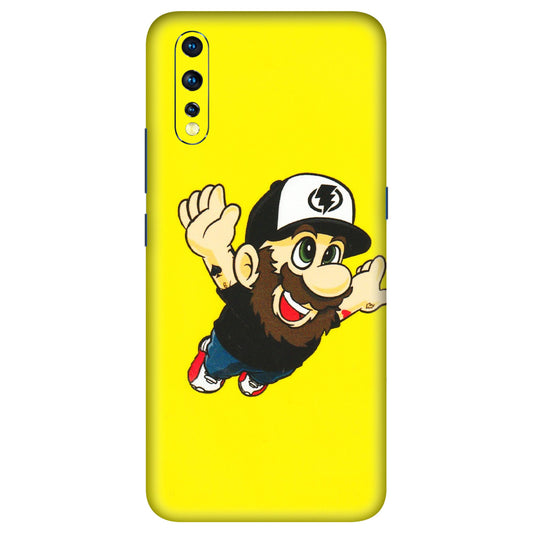 VIVO Z/V/X/T/U/S Series Phone Skins (All Models) - Flying Beardo - 3D Embossed Finish (L-60) Vivo Z1 X