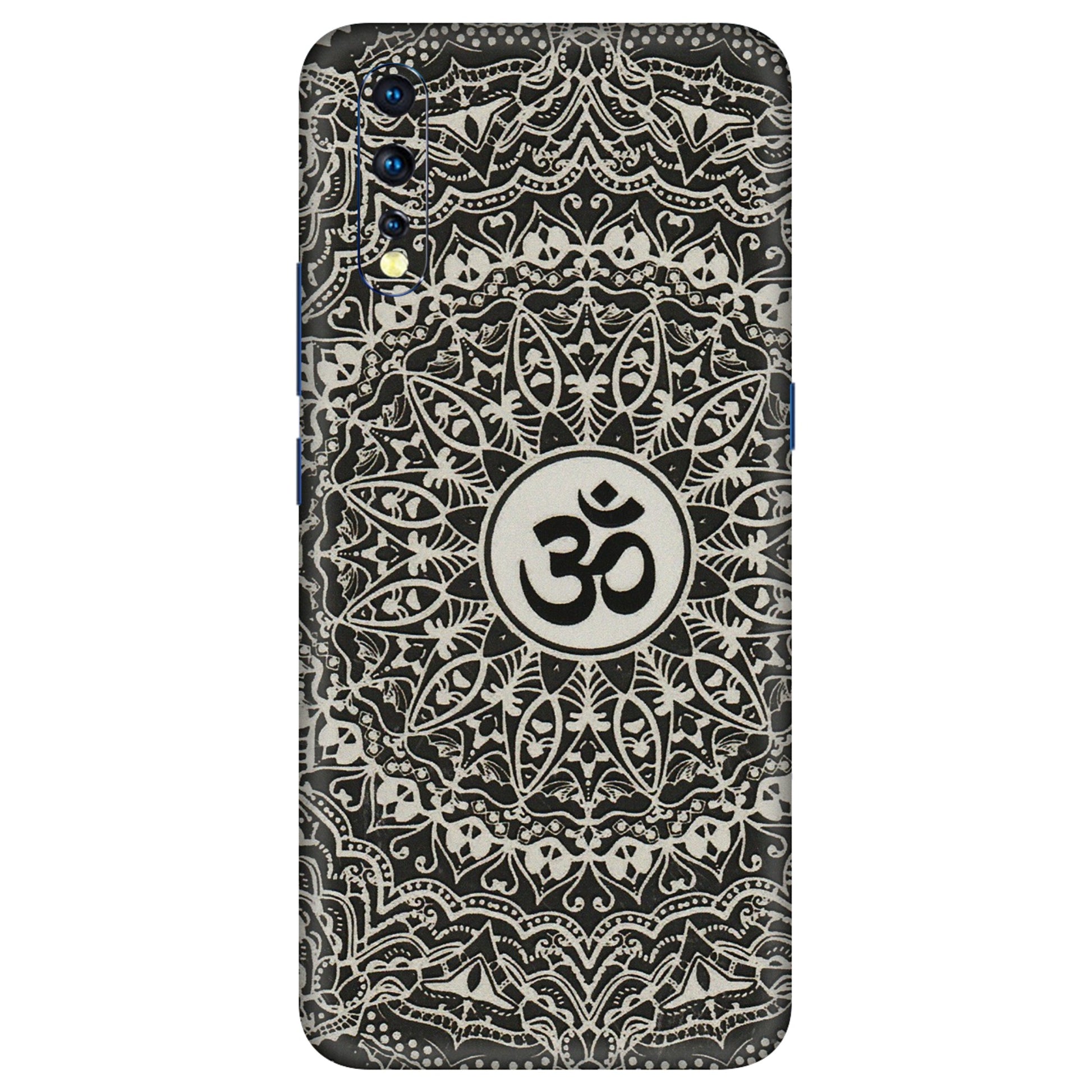 VIVO Z/V/X/T/U/S Series Phone Skins (All Models) - Aum Elegant Mandala - 3D Embossed Finish (L-62) Vivo Z1 X