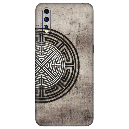 VIVO Z/V/X/T/U/S Series Phone Skins (All Models) - Mysterious Circular Design - 3D Embossed Finish (L-63) Vivo Z1 X
