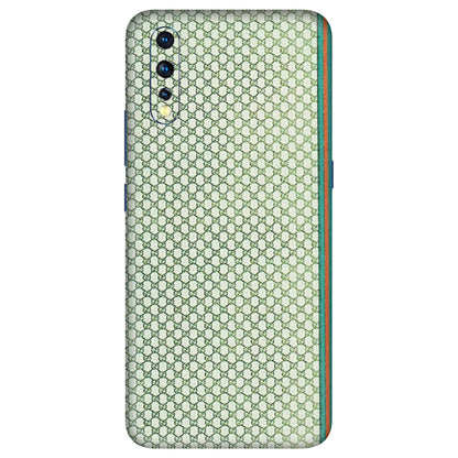 VIVO Z/V/X/T/U/S Series Phone Skins (All Models) - Gucci Fabric Pattern - 3D Embossed Finish (L-73) Vivo Z1 X