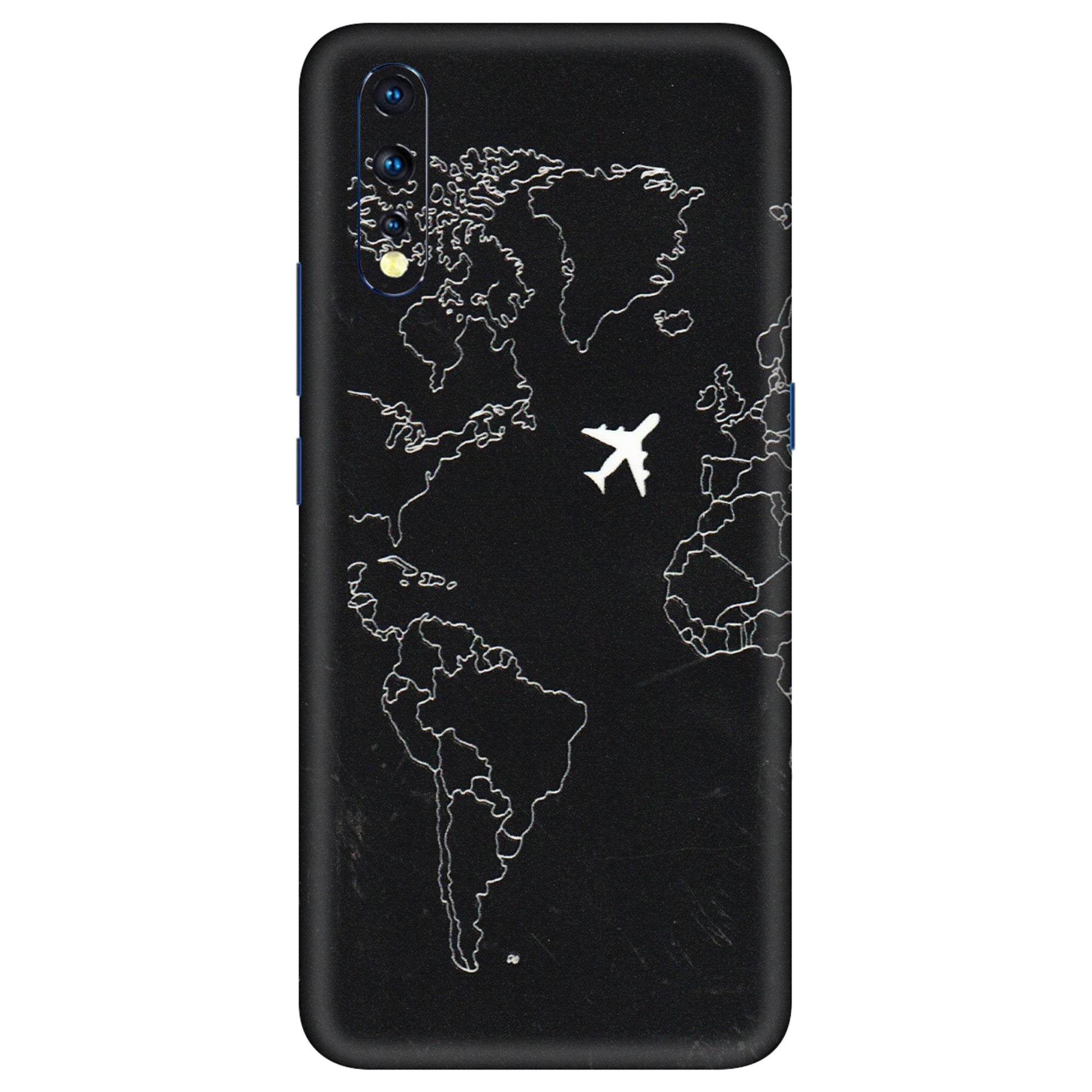 VIVO Z/V/X/T/U/S Series Phone Skins (All Models) - Never Ending Travel - 3D Embossed Finish (L-79) Vivo Z1 X