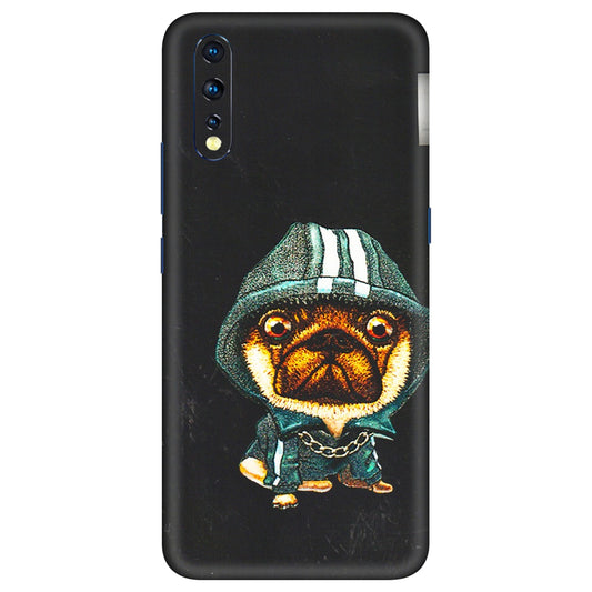 VIVO Z/V/X/T/U/S Series Phone Skins (All Models) - Puppy N Hoodie - 3D Embossed Finish (L-90) Vivo Z1 X