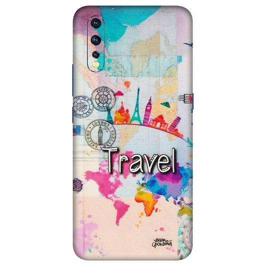 VIVO Z/V/X/T/U/S Series Phone Skins (All Models) - Travel The Wonders - Matte Finish (M-108) Vivo Z1 X