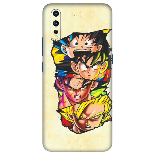 VIVO Z/V/X/T/U/S Series Phone Skins (All Models) - Angry Multi Anime - Matte Finish (M-113) Vivo Z1 X