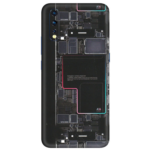 VIVO Z/V/X/T/U/S Series Phone Skins (All Models) - Motherboard Circuit Layout - Matte Finish (M-117) Vivo Z1 X