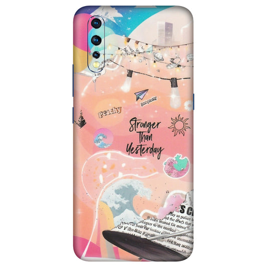 VIVO Z/V/X/T/U/S Series Phone Skins (All Models) - Stronger Then Yesterday - Matte Finish (M-128) Vivo Z1 X