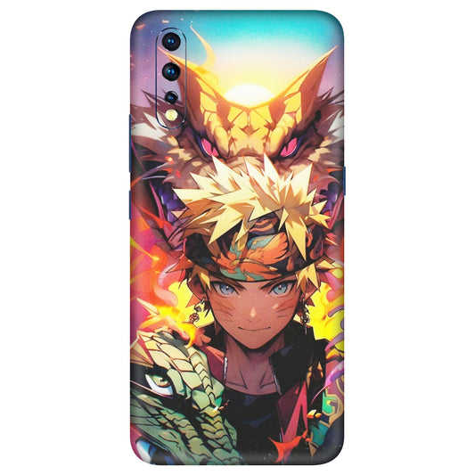 VIVO Z/V/X/T/U/S Series Phone Skins (All Models) - Angry Naruto Anime - Matte Finish (M-148) Vivo Z1 X