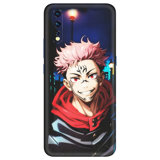 VIVO Z/V/X/T/U/S Series Phone Skins (All Models) - Yuji Itadori Funny Face Anime - Matte Finish (M-152) Vivo Z1 X