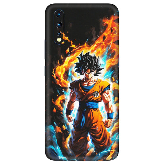 VIVO Z/V/X/T/U/S Series Phone Skins (All Models) - Goku Transformation Anime - Matte Finish (M-159) Vivo Z1 X