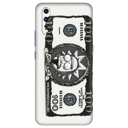VIVO Z/V/X/T/U/S Series Phone Skins (All Models) - Rick And Morty Hundred Dollar Anime - Matte Finish (M-161) Vivo Z1 X