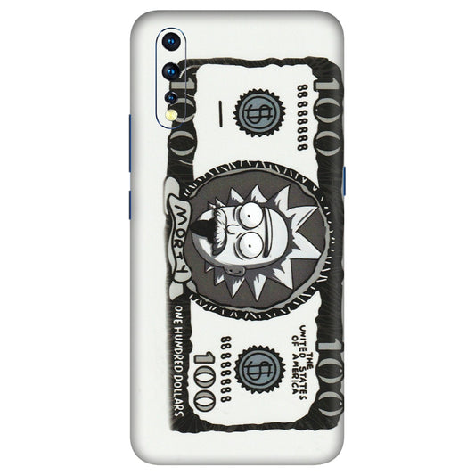 VIVO Z/V/X/T/U/S Series Phone Skins (All Models) - Rick And Morty Hundred Dollar Anime - Matte Finish (M-161) Vivo Z1 X