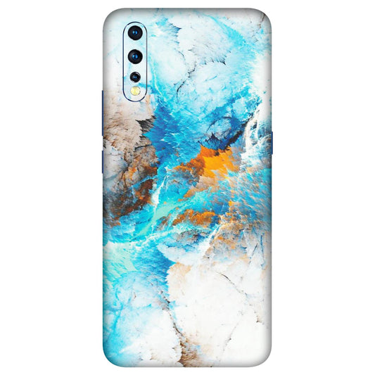 VIVO Z/V/X/T/U/S Series Phone Skins (All Models) - Blue Waves Abstract - Matte Finish (M-19) Vivo Z1 X