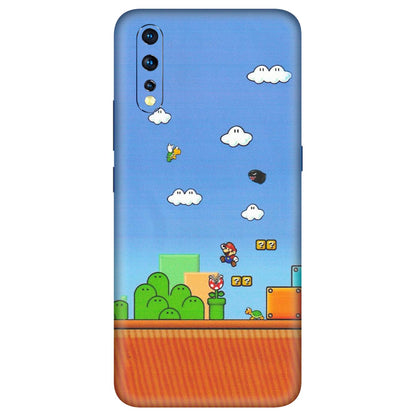 VIVO Z/V/X/T/U/S Series Phone Skins (All Models) - Mario Game Scene - Matte Finish (M-24) Vivo Z1 X