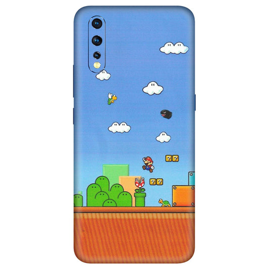 VIVO Z/V/X/T/U/S Series Phone Skins (All Models) - Mario Game Scene - Matte Finish (M-24) Vivo Z1 X