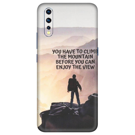 VIVO Z/V/X/T/U/S Series Phone Skins (All Models) - Motivational Hiking Mountain - Matte Finish (M-28) Vivo Z1 X