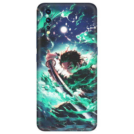 VIVO Z/V/X/T/U/S Series Phone Skins (All Models) - Sword Fighter Anime - Matte Finish (M-29) Vivo Z1 X