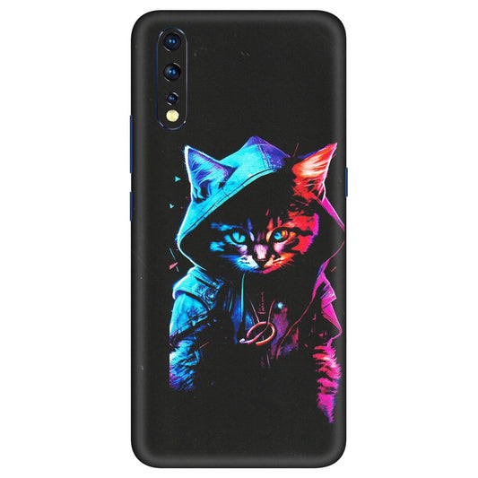 VIVO Z/V/X/T/U/S Series Phone Skins (All Models) - Cyberpunk Cat - Matte Finish (M-45) Vivo Z1 X