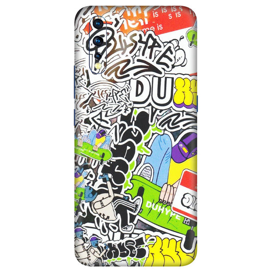 VIVO Z/V/X/T/U/S Series Phone Skins (All Models) - Dope Graffiti - Matte Finish (M-61) Vivo Z1 X