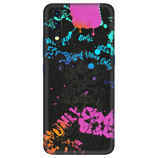 VIVO Z/V/X/T/U/S Series Phone Skins (All Models) - Majestic Black Vibes - Matte Finish (M-62) Vivo Z1 X