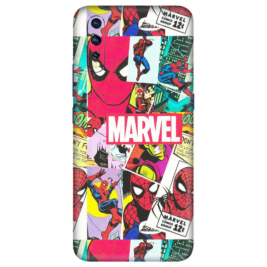 VIVO Z/V/X/T/U/S Series Phone Skins (All Models) - Marvel Comic Spiderman Grafitti - Matte Finish (M-72) Vivo Z1 X