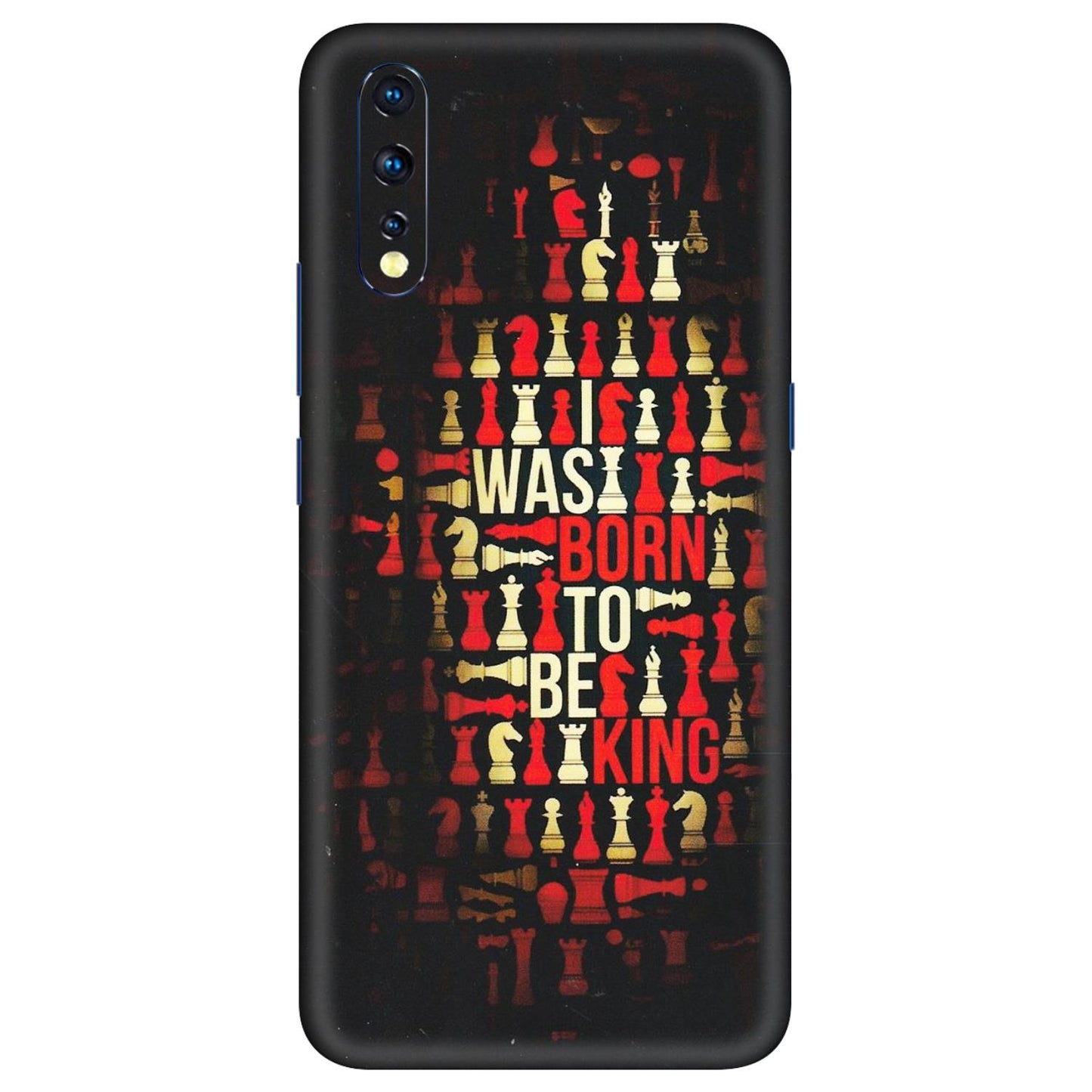 VIVO Z/V/X/T/U/S Series Phone Skins (All Models) - Born To Be King - Matte Finish (M-73) Vivo Z1 X