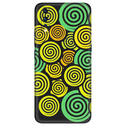 VIVO Z/V/X/T/U/S Series Phone Skins (All Models) - Crazy Spiral - Matte Finish (M-91) Vivo Z1 X