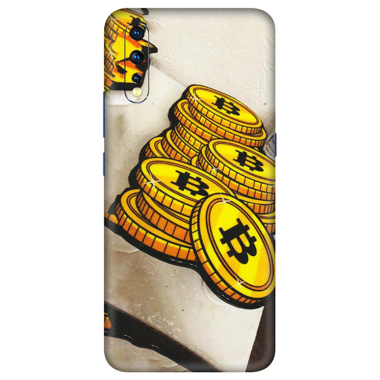 VIVO Z/V/X/T/U/S Series Phone Skins (All Models) - Billionaire Bitcoin Collection - Matte Finish (M-92) Vivo Z1 X