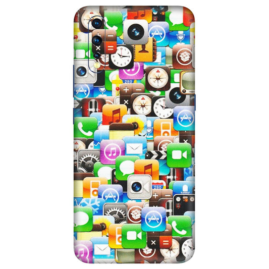 VIVO Z/V/X/T/U/S Series Phone Skins (All Models) - All Apple Icons - Matte Finish (M-93) Vivo Z1 X