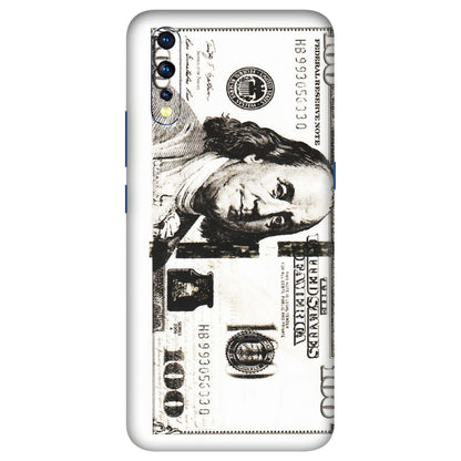 VIVO Z/V/X/T/U/S Series Phone Skins (All Models) - 100 Dollar Currency - Transparent Finish (T-01) Vivo Z1 X