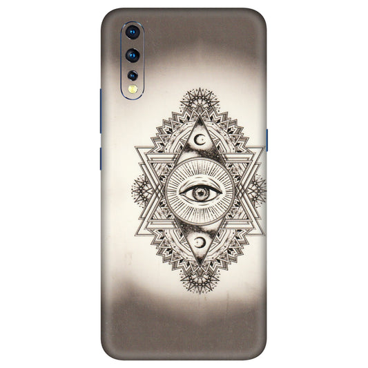 VIVO Z/V/X/T/U/S Series Phone Skins (All Models) - Illuminati Great Eye - Transparent Finish (T-14) Vivo Z1 X