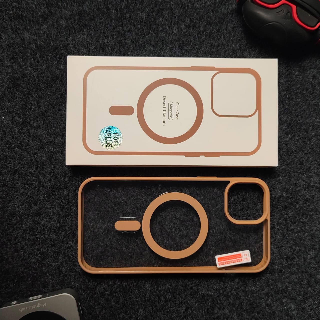 Desert Titanium Magsafe Cover & Case for iPhone (All Models)