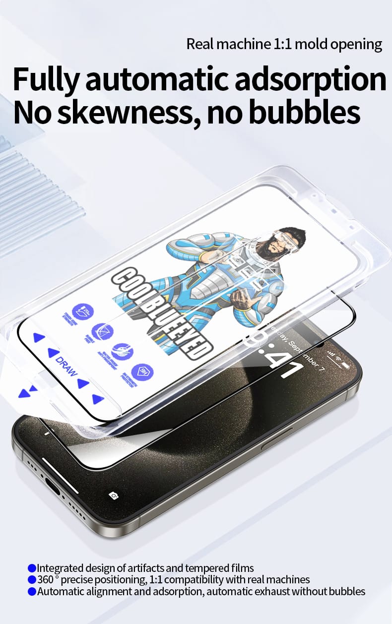 AutoApply Super HQ Armour Tempered Screen Guard for iPhone (Pack Of 2 HD Glass with Reusable Applicator Tool)