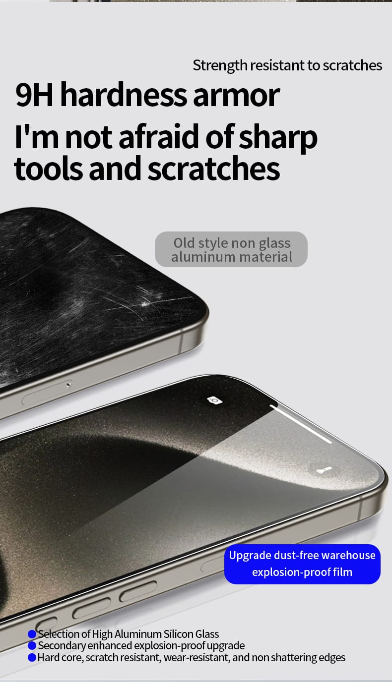 AutoApply Super HQ Armour Tempered Screen Guard for iPhone (Pack Of 2 HD Glass with Reusable Applicator Tool)