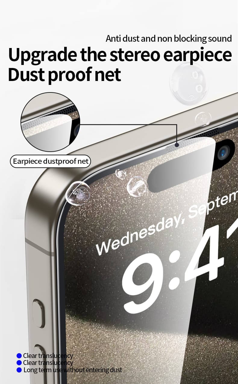 AutoApply Super HQ Armour Tempered Screen Guard for iPhone TWIN PACK ( HD + Privacy) with Applicator Tool