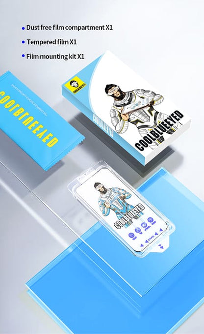AutoApply Super HQ Armour Tempered Screen Guard for iPhone TWIN PACK ( HD + Privacy) with Applicator Tool